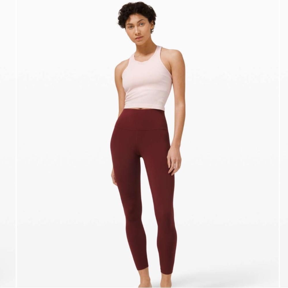 Lululemon Align Pant 25" Red Merlot